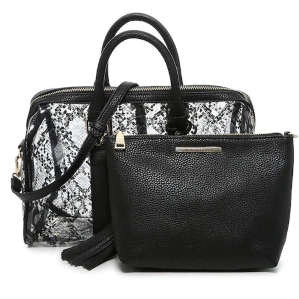 Steve Madden clear satchel